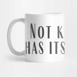 Not Knowing Mug